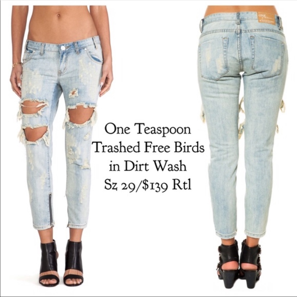 One Teaspoon Thrashed Jeans